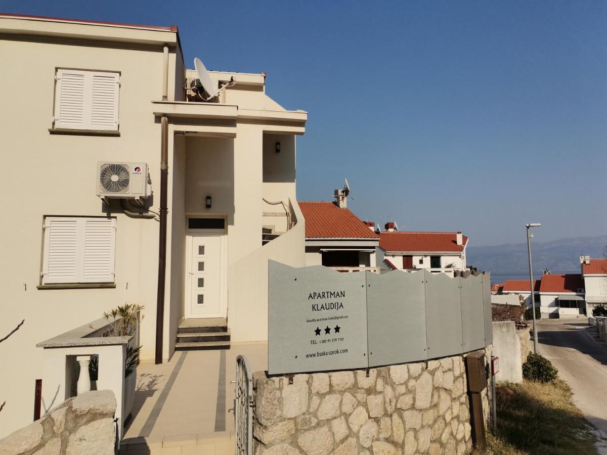 Apartman Klaudija Baška Exterior foto
